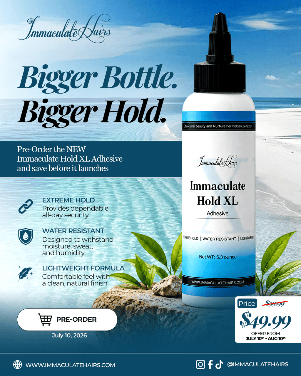 Immaculate Hold XL