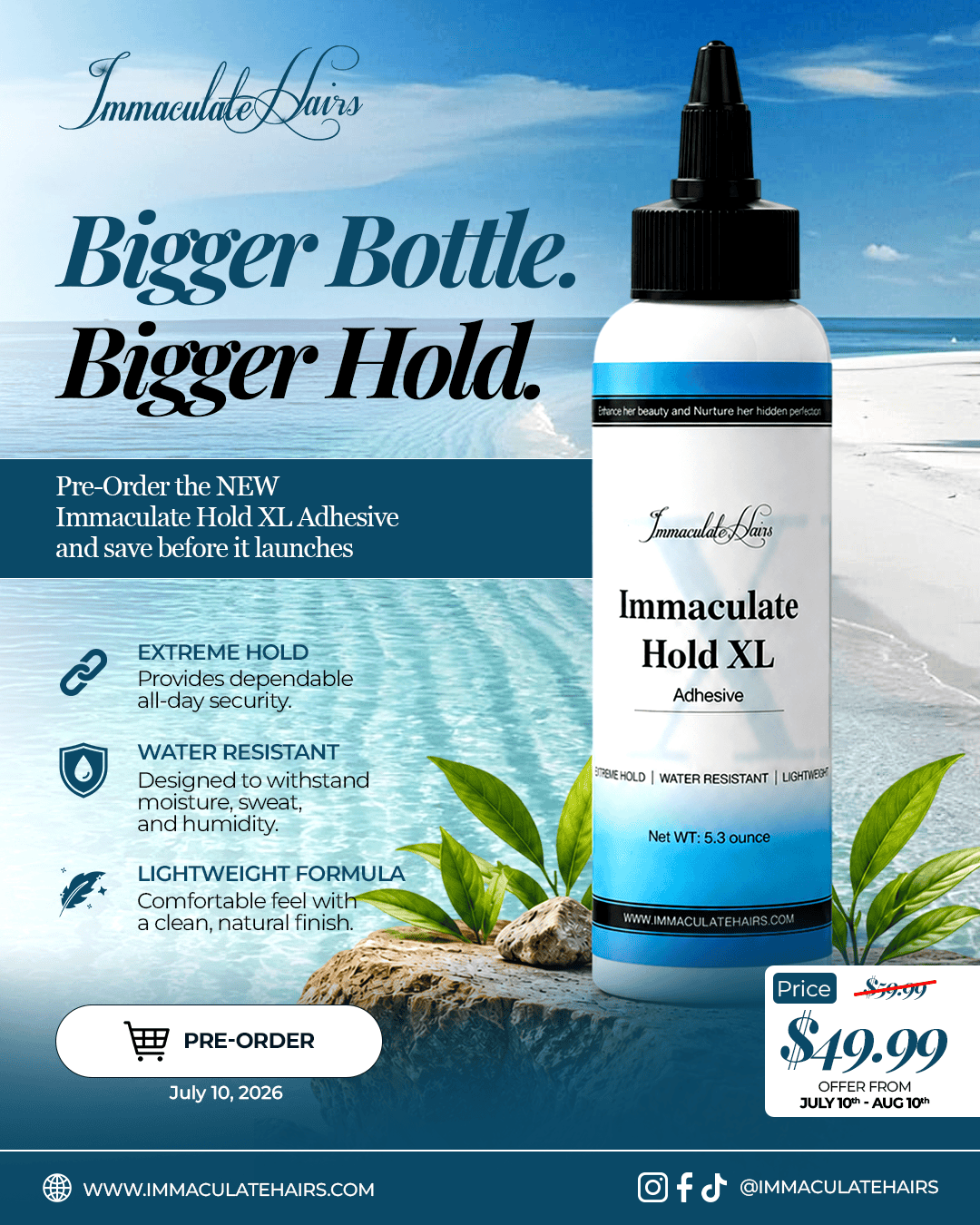 Immaculate Hold XL